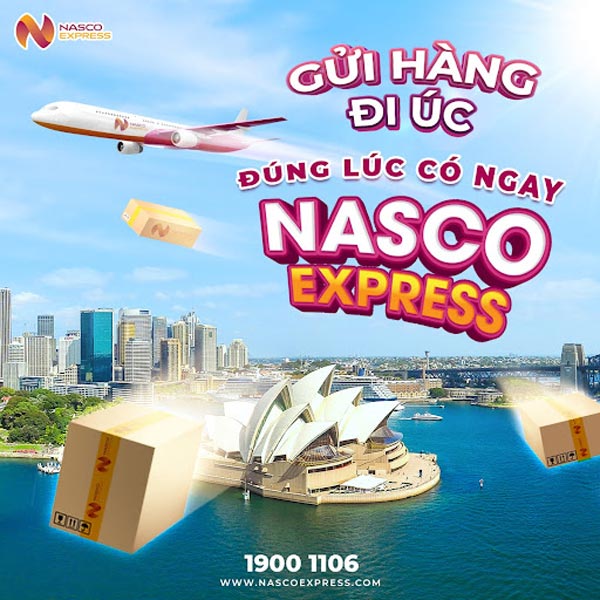 Nasco Express gửi hàng đi Úc nhanh chóng, tối ưu