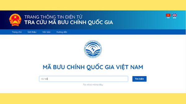 Nhập tên khu vực bạn muốn tra cứu mã
