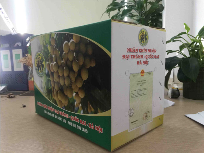 Hộp nhãn Đại Thành được Nasco Express vận chuyển