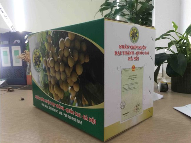 Hộp nhãn Đại Thành được Nasco Express vận chuyển