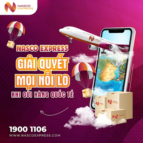 Gửi hàng đi Mỹ dễ dàng cùng dịch vụ của Nasco Express