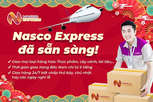 Nasco Express - vận chuyển hàng hóa qua hàng không hàng đầu tại Việt Nam