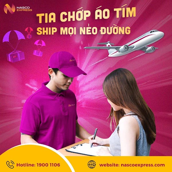 Nasco Express - Tia chớp áo tím, ship mọi nẻo đường