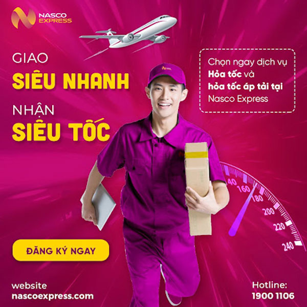 Gửi hỏa tốc cực nhanh chóng và bảo đảm với Nasco Express